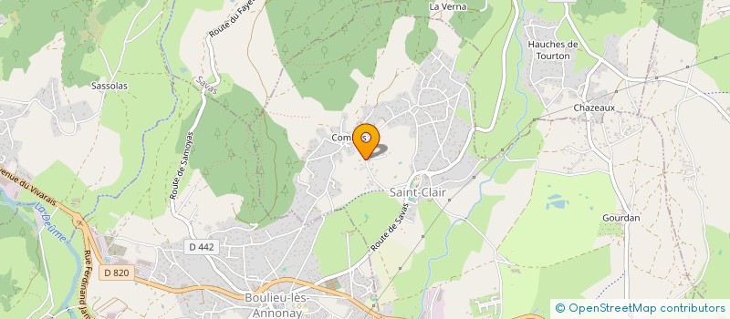 localisation de l'entreprise CAROMAX  SAINT-CLAIR