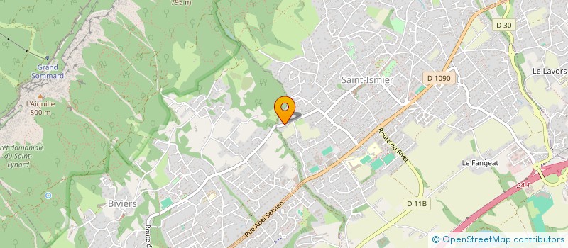 localisation de l'entreprise CAROMAY à SAINT-ISMIER