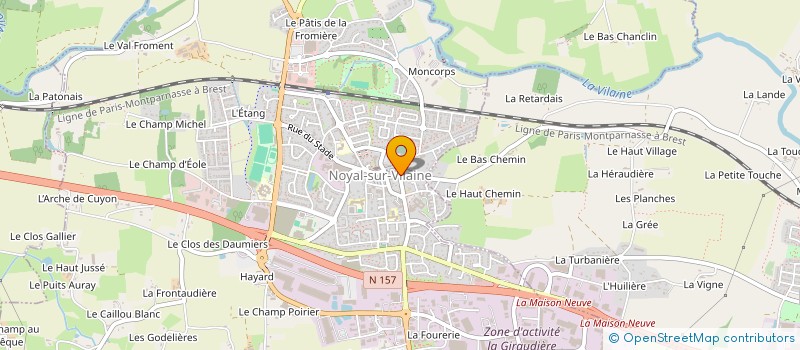 localisation de l'entreprise CAROME  NOYAL-SUR-VILAINE