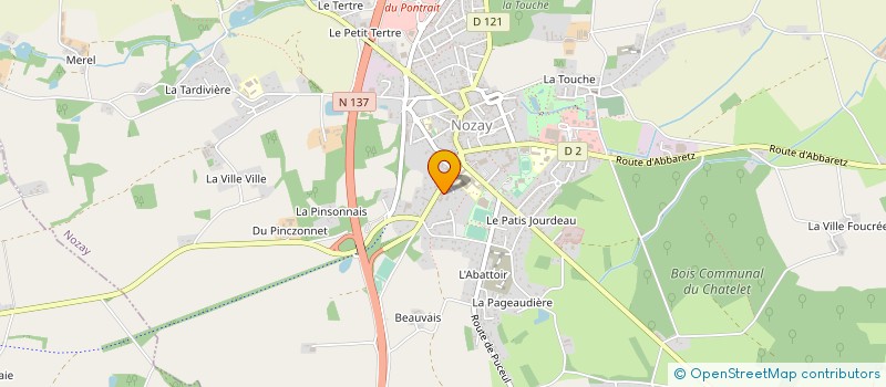 localisation de l'entreprise CAROMENCE à VIGNEUX DE BRETAGNE