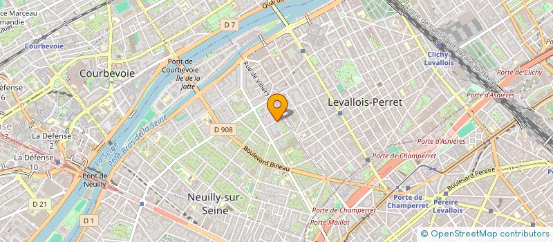 localisation de l'entreprise CAROMY EVENTS à NEUILLY-SUR-SEINE