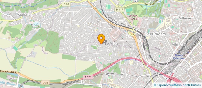 localisation de l'entreprise CARON à PALAISEAU