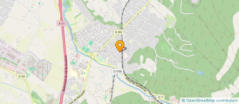 localisation de l'entreprise CARON à AIX EN PROVENCE