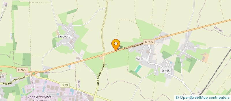 localisation de l'entreprise CARON  VALINES