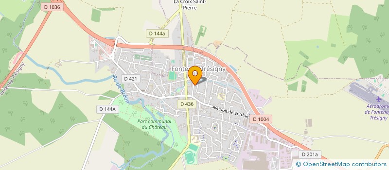 localisation de l'entreprise CARON  FONTENAY-TRESIGNY