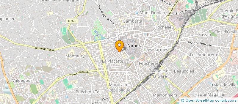 localisation de l'entreprise CARON CHRISTELLE à NIMES