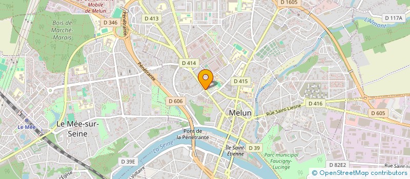 localisation de l'entreprise CARON CONSTRUCTION à MELUN