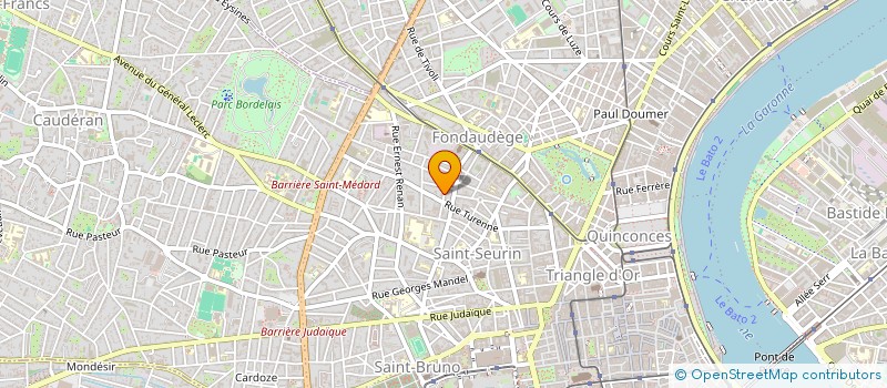 localisation de l'entreprise CARON CONSULTING  BORDEAUX