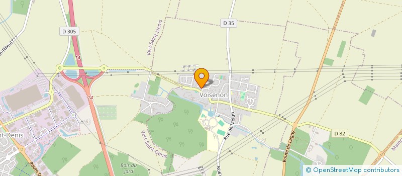 localisation de l'entreprise CARON FERMETURES SARL  VOISENON