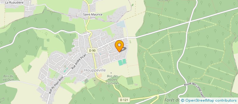 localisation de l'entreprise CARON FK1  HOUPPEVILLE