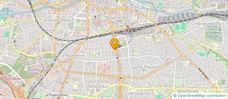 localisation de l'entreprise CARON GESTION  RENNES