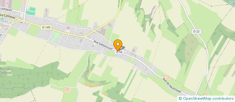 localisation de l'entreprise CARON IMMOBILIER à SAINT-NICOLAS-D'ALIERMONT