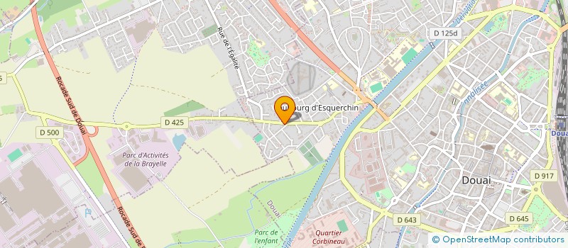 localisation de l'entreprise CARON-LEJEUNE à DOUAI
