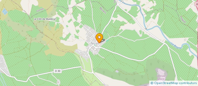 localisation de l'entreprise CARON ROGNONE à NIZAS
