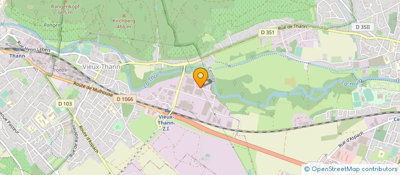localisation de l'entreprise CARON SECURITE à VIEUX-THANN