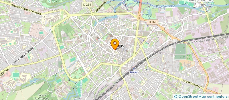 localisation de l'entreprise CARON VIDEO  ARRAS