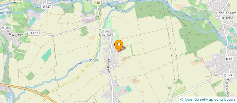 localisation de l'entreprise CARONAT  DACHSTEIN