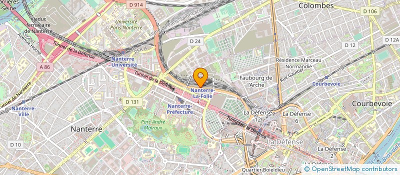localisation de l'entreprise CARONI GENIE CIVIL à LILLE