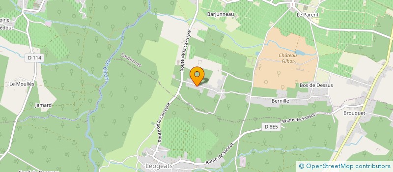 localisation de l'entreprise CARONICO  SAUTERNES