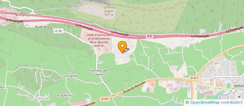 localisation de l'entreprise CARONICOCHIA à BRIGNOLES