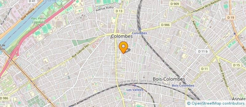 localisation de l'entreprise CAROOL à COLOMBES