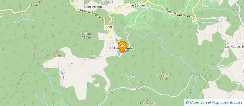 localisation de l'entreprise CAROPA  SEILLANS