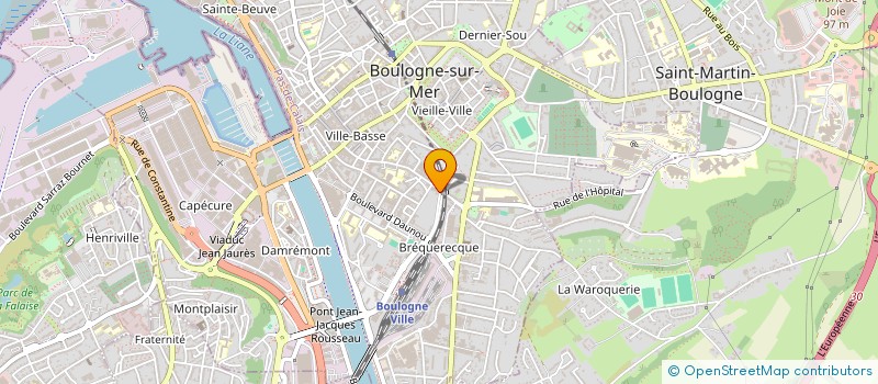 localisation de l'entreprise CAROPAT  BOULOGNE-SUR-MER