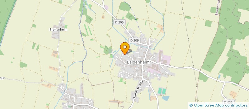 localisation de l'entreprise CAROPAT  BALDENHEIM