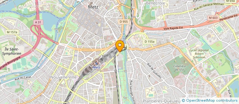 localisation de l'entreprise CAROPHI  METZ