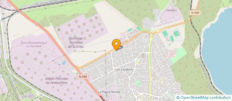 localisation de l'entreprise CAROPIERRE  FOS-SUR-MER