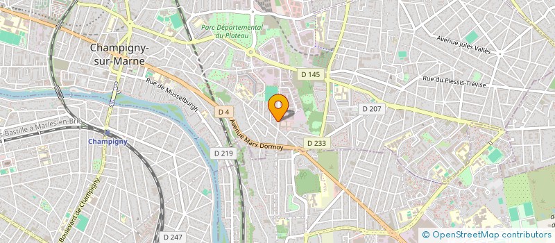 localisation de l'entreprise CAROPTIMUM à CHAMPIGNY-SUR-MARNE