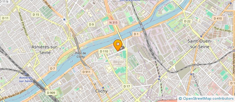 localisation de l'entreprise CAROSO IMMO à CLICHY
