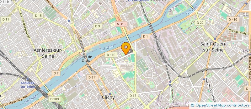 localisation de l'entreprise CAROSO PATRIMOINE à CLICHY