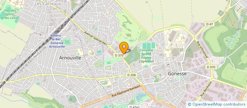 localisation de l'entreprise CAROSOL à GONESSE