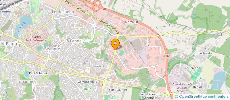 localisation de l'entreprise CAROSOL à VANNES