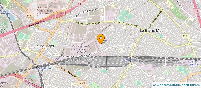 localisation de l'entreprise CAROSOL à DRANCY