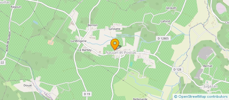 localisation de l'entreprise CAROSSCAR  NAUJAN-ET-POSTIAC