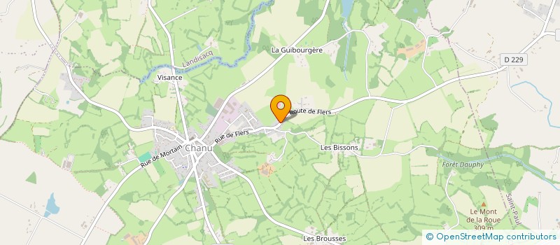 localisation de l'entreprise CAROSSERIE A.D. CREATIV' à CHANU
