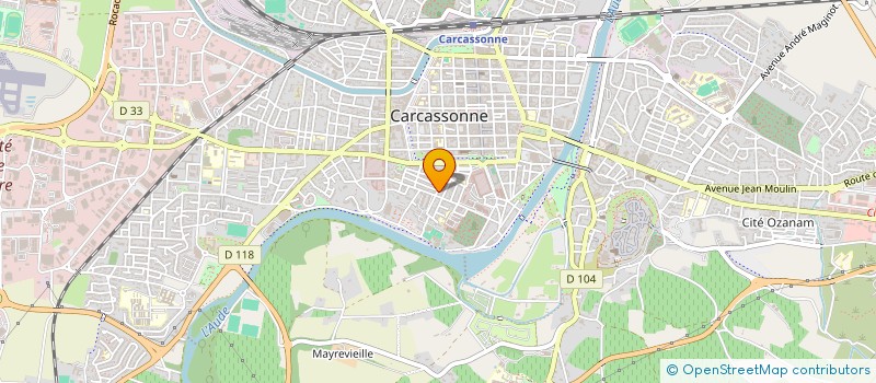 localisation de l'entreprise CAROSTEL à CARCASSONNE