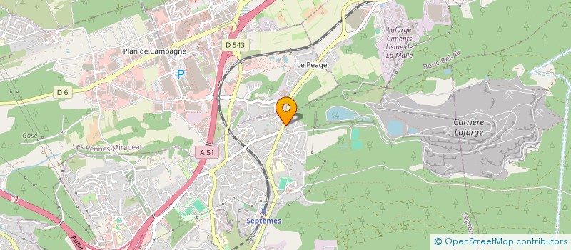 localisation de l'entreprise CAROSTELLA à SEPTEMES-LES-VALLONS