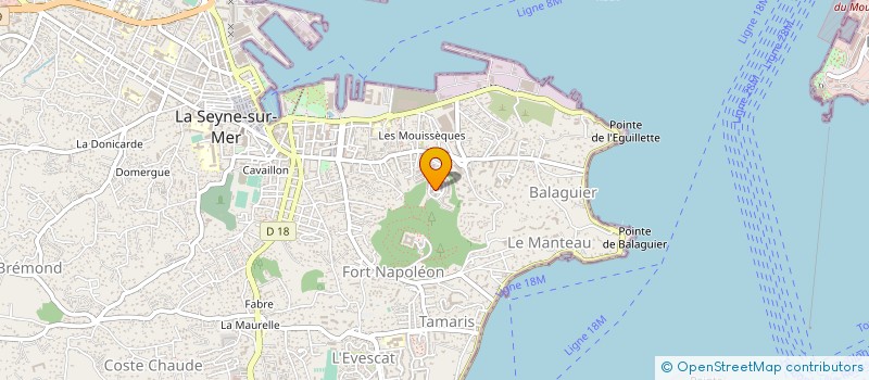 localisation de l'entreprise CAROTECH EQUIPEMENTS à LA SEYNE-SUR-MER
