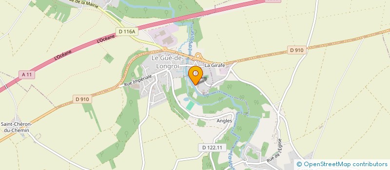localisation de l'entreprise CAROTTE & MYRTILLE à LE GUE-DE-LONGROI