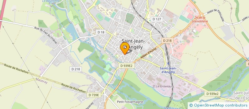 localisation de l'entreprise CAROTTES ET GINGEMBRE  SAINT-JEAN-D'ANGELY