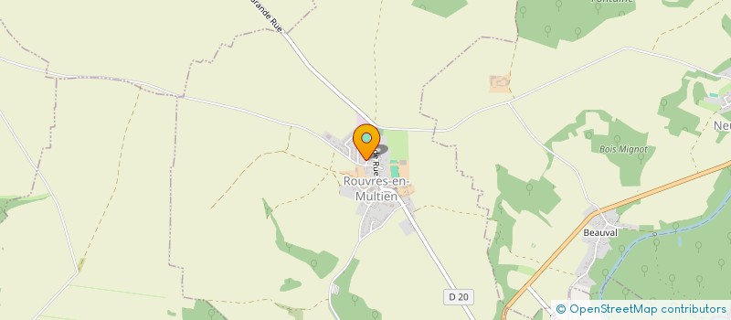 localisation de l'entreprise CAROUGE  ROUVRES-EN-MULTIEN