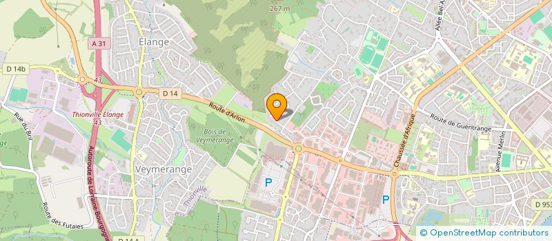 localisation de l'entreprise CAROULLE FILS ET PERE à THIONVILLE