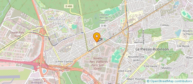 localisation de l'entreprise CAROUN à CLAMART