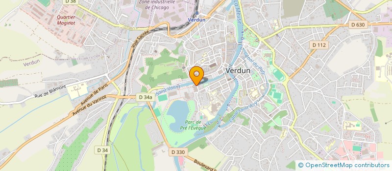 localisation de l'entreprise CAROUSSEL à VERDUN