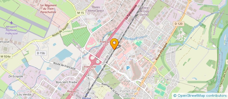 localisation de l'entreprise CAROZZANI  PORTET-SUR-GARONNE