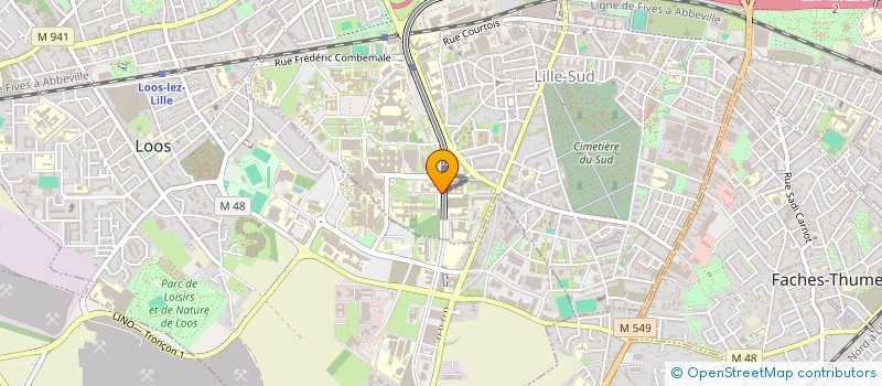localisation de l'entreprise CARP COM ANC REVUISTES PHARMA à LILLE