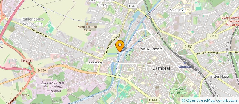 localisation de l'entreprise CARP'EMANATION  CAMBRAI